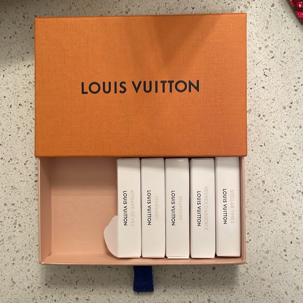 Louis Vuitton travel size 5 fragrance samples